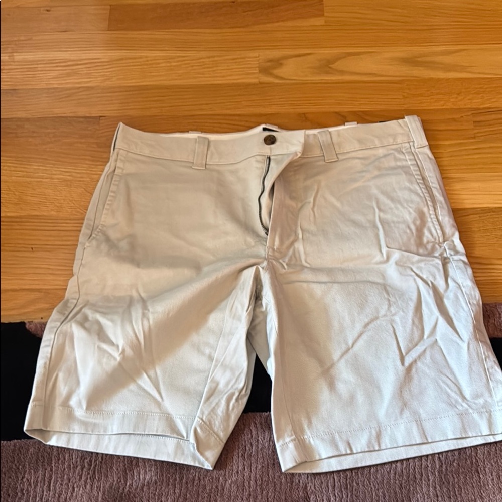 J. Crew Tan Flat Front Shorts Versatile Casual Wear